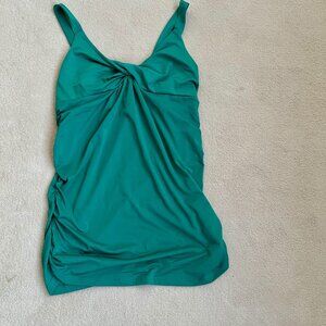 Charlotte Russe Women's Kelly Green Tank Top